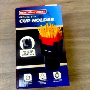 Black French Fry Cup Holder